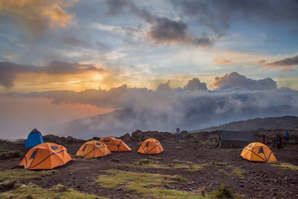 Mount Kilimanjaro National Park tents